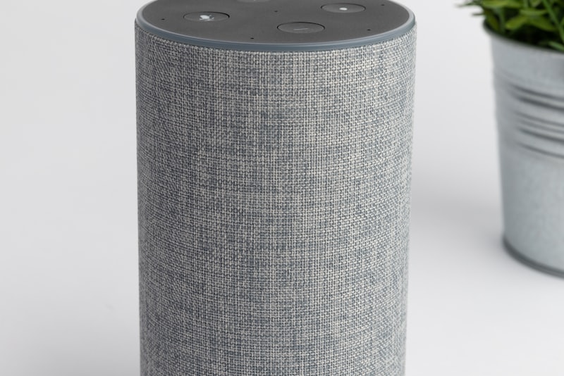 Smart home hub on a table